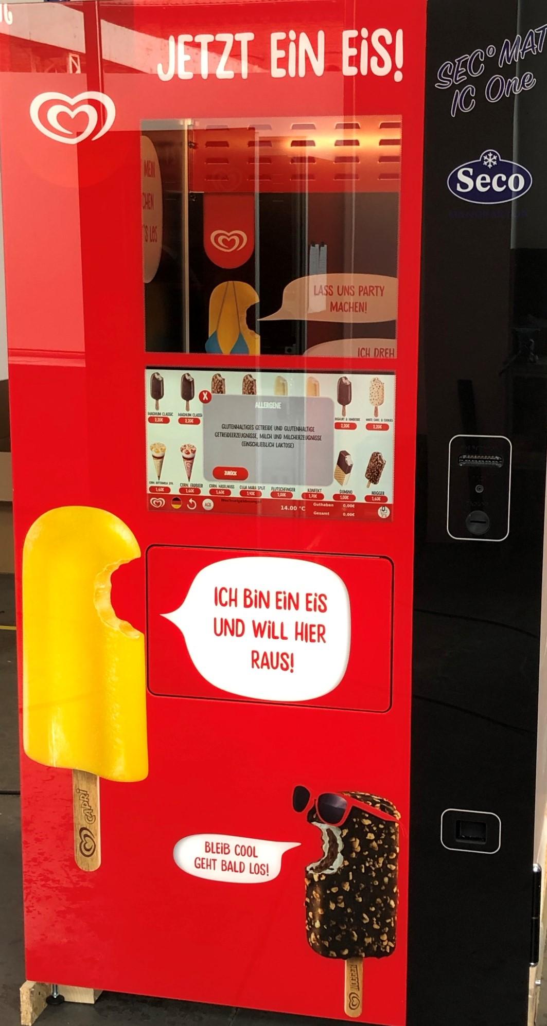 Máquina expendedora de congelados
